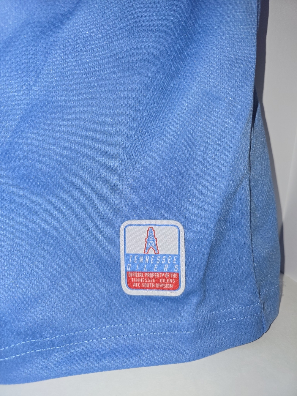 NFL Mens Baseball-Style Ten 60 Tennessee Oilers Vintage Marks Jersey XL - Picture 3 of 6